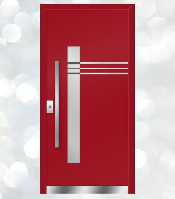 270 Entrance Door - 3003 RAL Red
